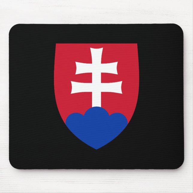 Tapis De Souris Manteau de la Slovaquie des bras (Devant)