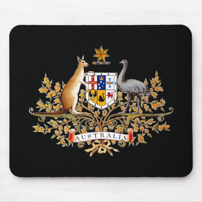 Tapis De Souris Manteau de l'Australie des bras (Devant)