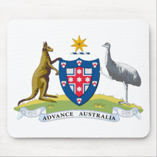 Tapis De Souris Manteau de l'Australie des bras (1908)