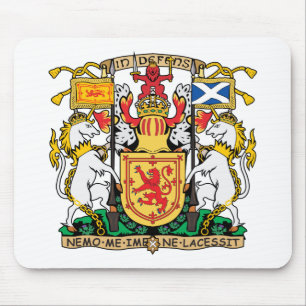 Tapis De Souris Manteau de l'Ecosse des bras Mousepad
