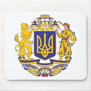Tapis De Souris Manteau de l'Ukraine des bras