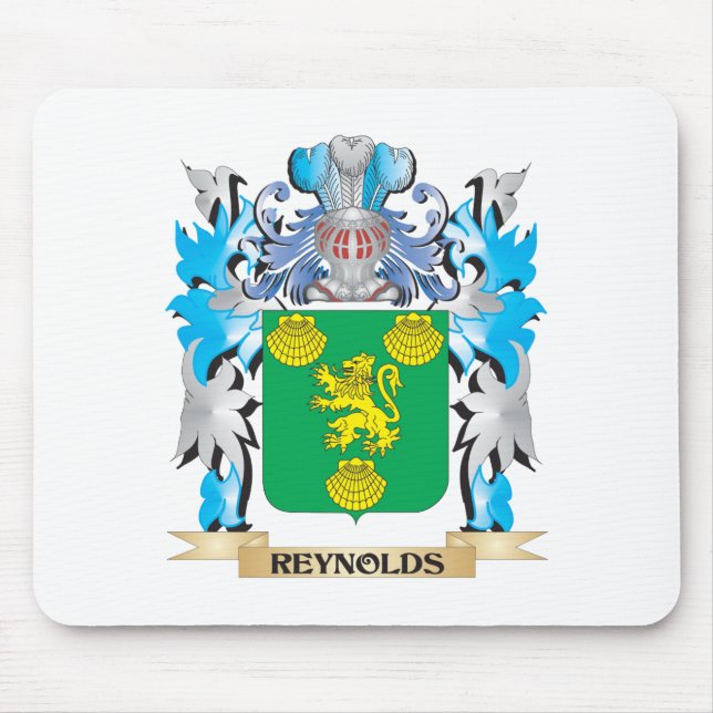 Tapis De Souris Manteau de Reynolds des bras - crête de famille (Devant)
