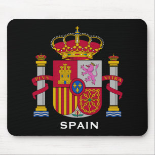 Tapis De Souris Manteau de Spain* d'escudo de bras Mousepad/España