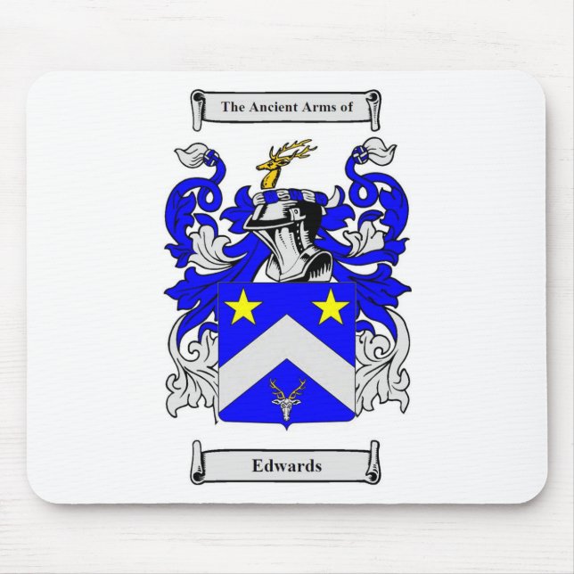 Tapis De Souris Manteau d'Edwards des bras (anglais) (Devant)