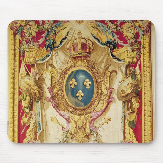 Tapis De Souris Manteau des bras de la famille royale française (Devant)