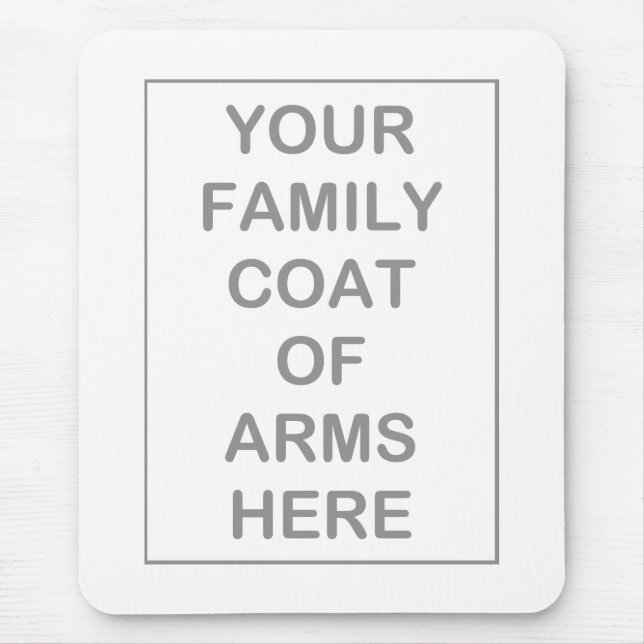 Tapis De Souris Manteau des bras Mousepad (Devant)