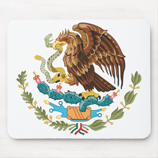 Tapis De Souris Manteau du Mexique des bras Mousepad (Devant)