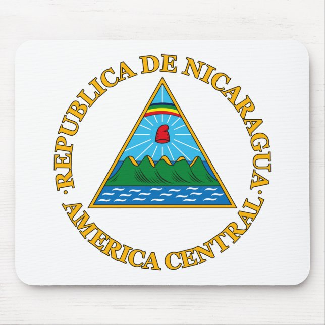 Tapis De Souris Manteau du Nicaragua des bras Mousepad (Devant)