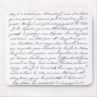 Tapis De Souris Manuscrit de Paris de Français