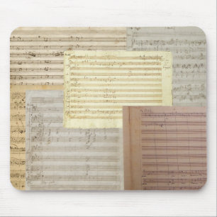 Tapis De Souris Manuscrits de musique de Mozart