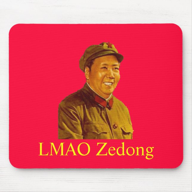 Tapis De Souris mao, LMAO Zedong (Devant)