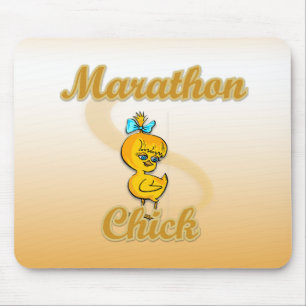 Tapis De Souris Marathon Chick