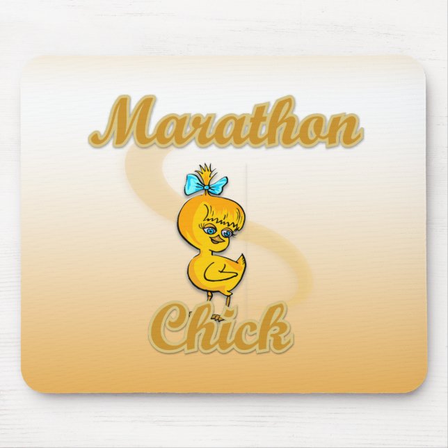 Tapis De Souris Marathon Chick (Devant)