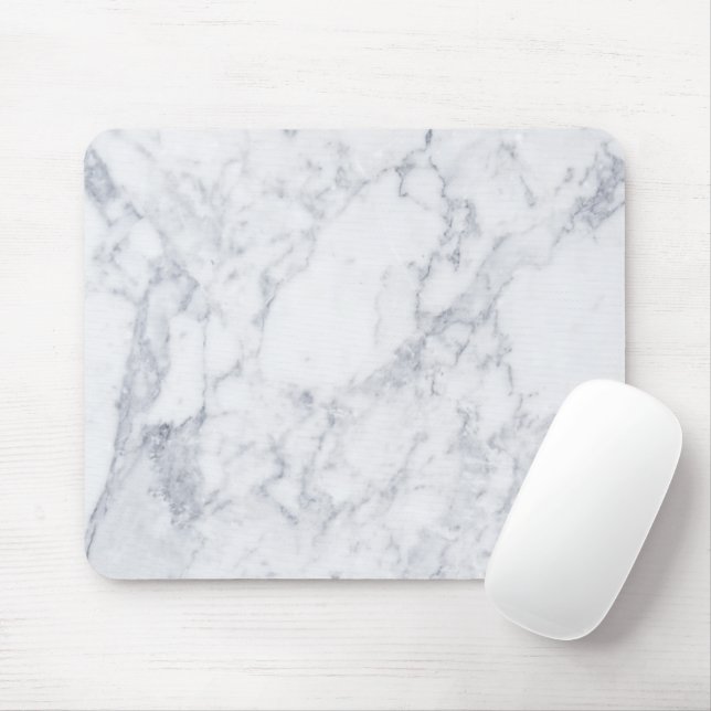 Tapis De Souris Marbre blanc (Avec souris)