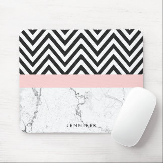 Tapis De Souris Marbre et Chevron