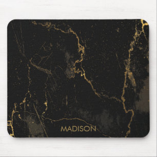 Tapis De Souris Marbre noir d'or