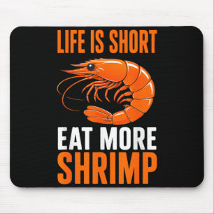 Tapis De Souris Marché de fruits de mer crevettes pêche aux crevet