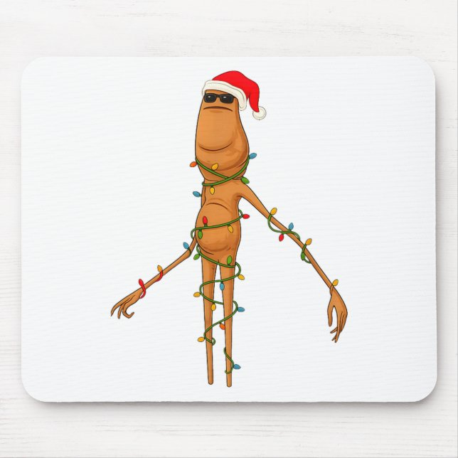 Tapis De Souris Marcus The Worm, Funny Christmas Lights  (Devant)