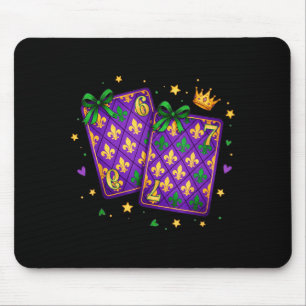 Tapis De Souris Mardi Gras Carte à Jouer Six Sept 67 Mème Carnaval