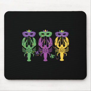 Tapis De Souris Mardi Gras Crawfish Happy Mardi Gras 2025 Correspo