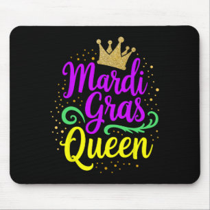 Tapis De Souris Mardi Gras Reine Pour Filles Et Femmes