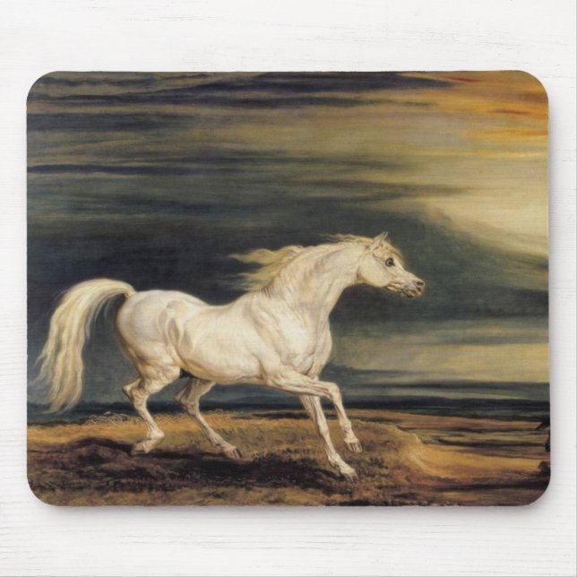 Tapis De Souris Marengo le cheval blanc (par James Ward) (Devant)