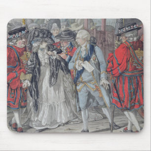 Tapis De Souris Margaret Nicholson essayant d'assassiner son M