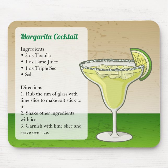 Tapis De Souris Margarita Recette (Devant)