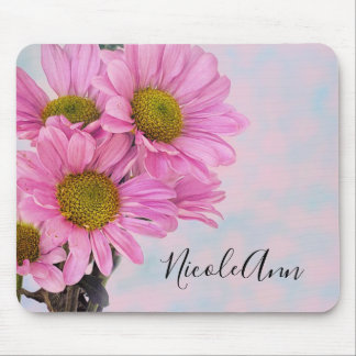 Tapis De Souris Marguerites roses