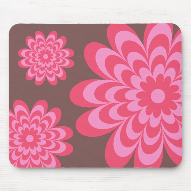 Tapis De Souris Marguerites super modernes Mousepad (Devant)