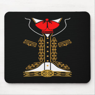 Tapis De Souris Mariachi Charro Costume Mexicain Pour Cinco De May