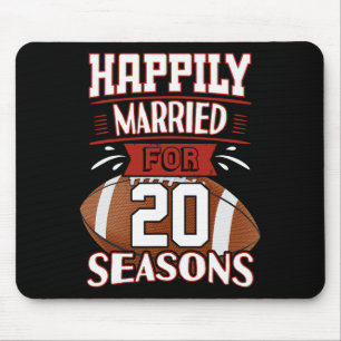 Tapis De Souris Mariage de 20 ans - 20e anniversaire Idée cadeau T