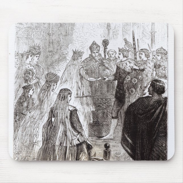 Tapis De Souris Mariage d'Edouard II et d'Isabella de la France (Devant)