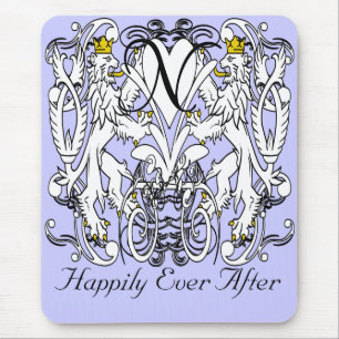 Tapis De Souris Mariage effréné de la Renaissance de lion
