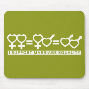 Tapis De Souris Mariage Égalité / One Love coutume mousepad
