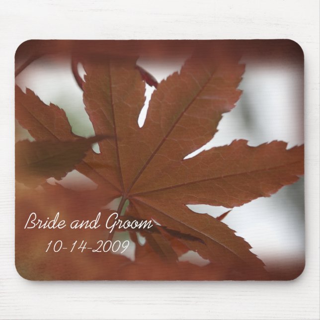 Tapis De Souris Mariage japonais Maple Leaf (Devant)