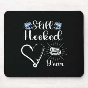 Tapis De Souris Marié 5 ans - Couple de pêche - 5ème Mariage Ann