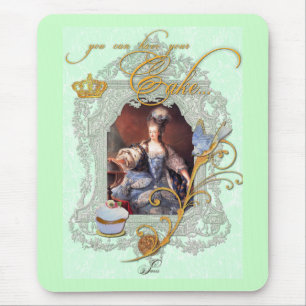 Tapis De Souris Marie Antoinette Cupcake et Bluebird