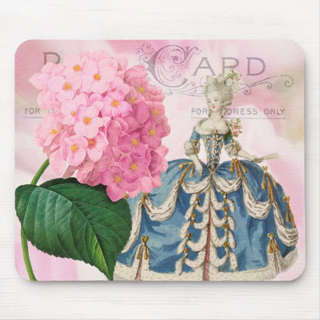 Tapis De Souris Marie Antoinette Shabby Mousepad (Devant)