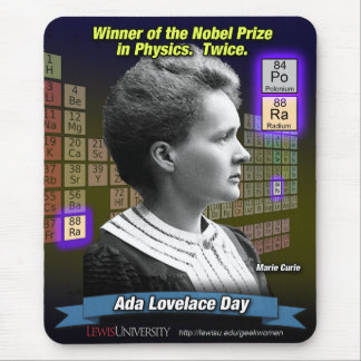 Tapis De Souris Marie Curie Mousepad