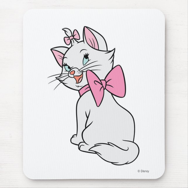Tapis De Souris Marie d'Aristocats assise face à Disney (Devant)