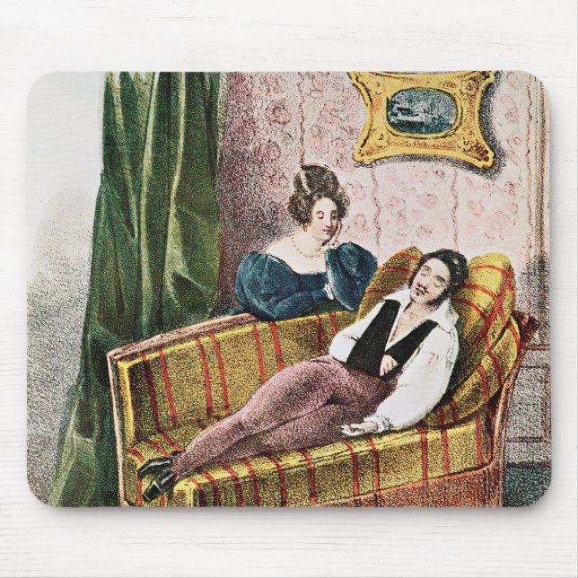 Tapis De Souris Marie Dorval dans le rôle du d'Hervey d'Adele (Devant)