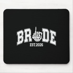 Tapis De Souris Mariée est 2026 valentine halloween couples gothiq