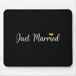 Tapis De Souris Mariés Lgbtq Mariage Gay Lesbienne Mariée Gay H