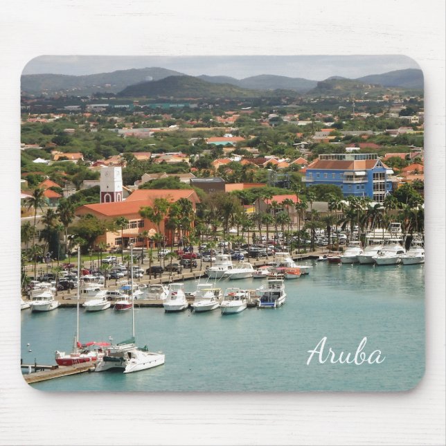 Tapis De Souris Marina d'Aruba (Devant)