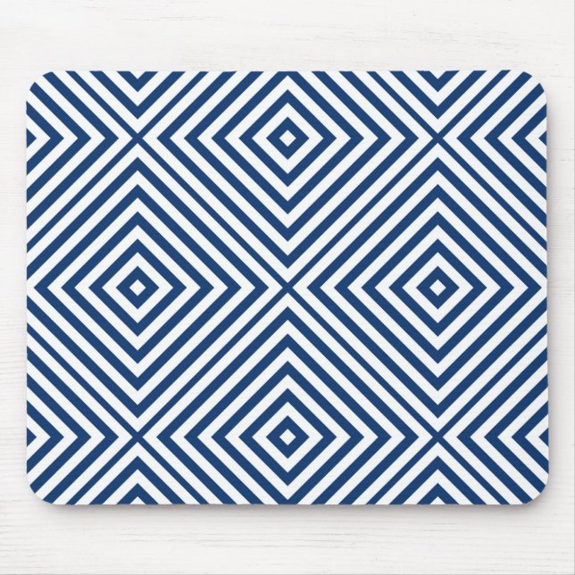 Tapis De Souris Marine Diamond Chevron (Devant)