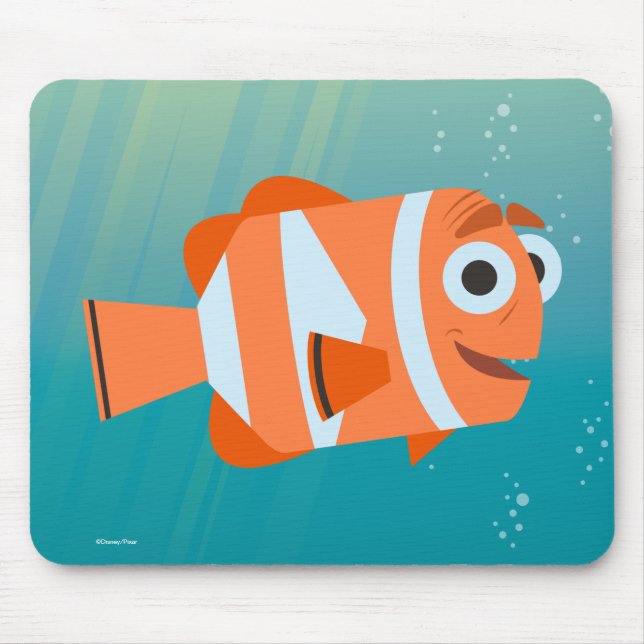 Tapis De Souris Marlin | Océan Ici Nous Venons ! (Devant)