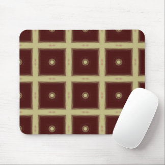 Tapis De Souris Maroon Square tiles mouse pad