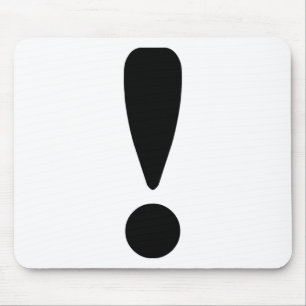 Tapis De Souris Marque d'exclamation