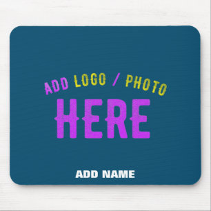 TAPIS DE SOURIS MARQUE MODERNE MODERNE PERSONNALISÉE MODERNE BLEUE